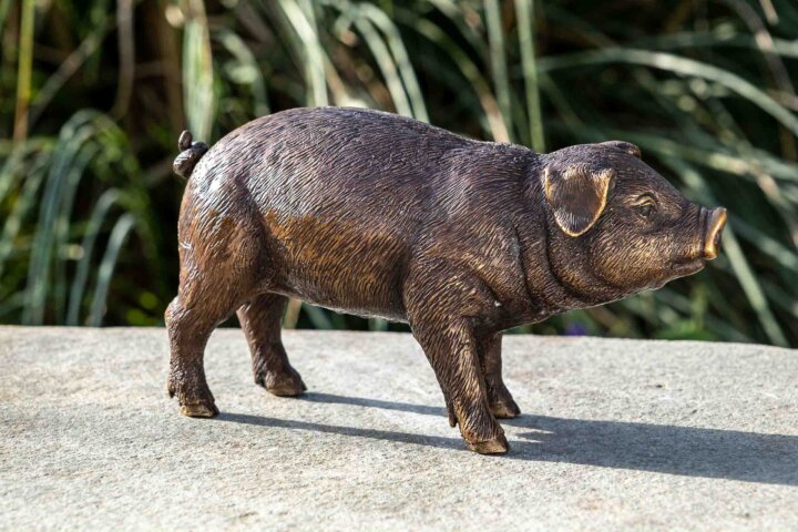 Bronze "Kleines Schweinchen" – Bild 2