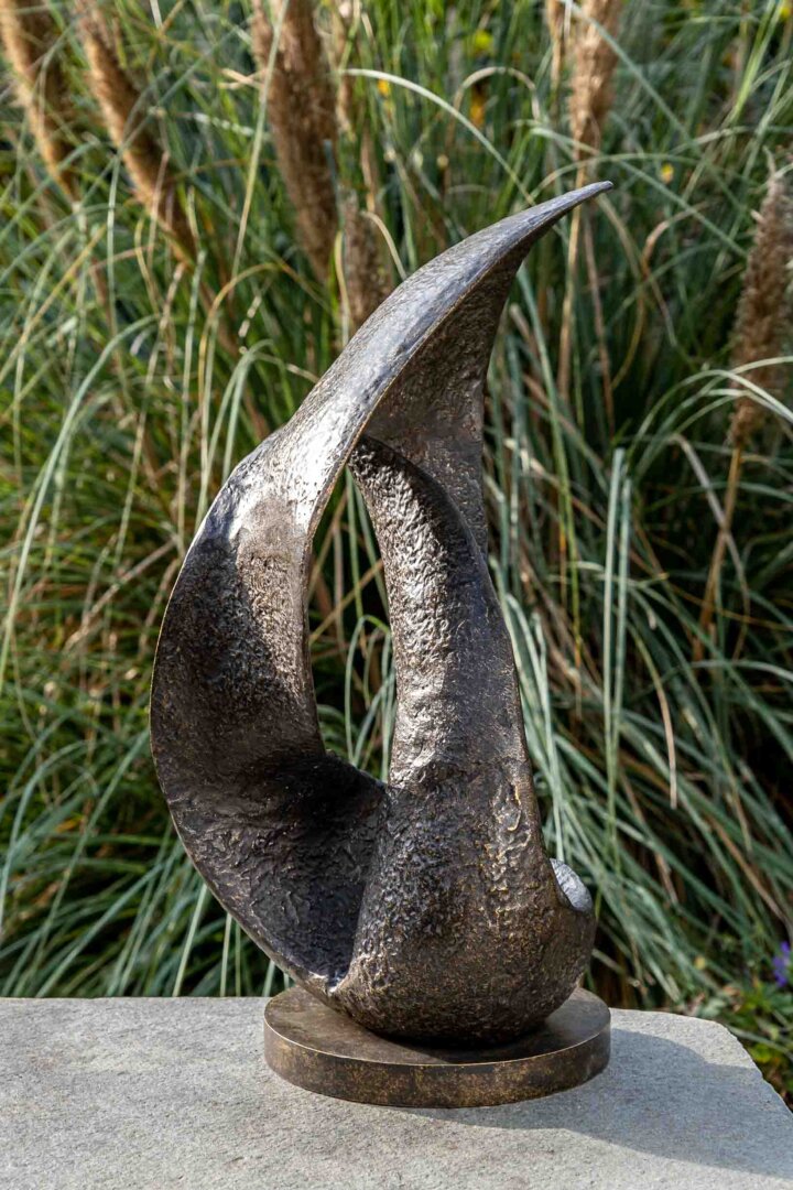 Bronze Skulptur Modern "Wave" – Bild 2
