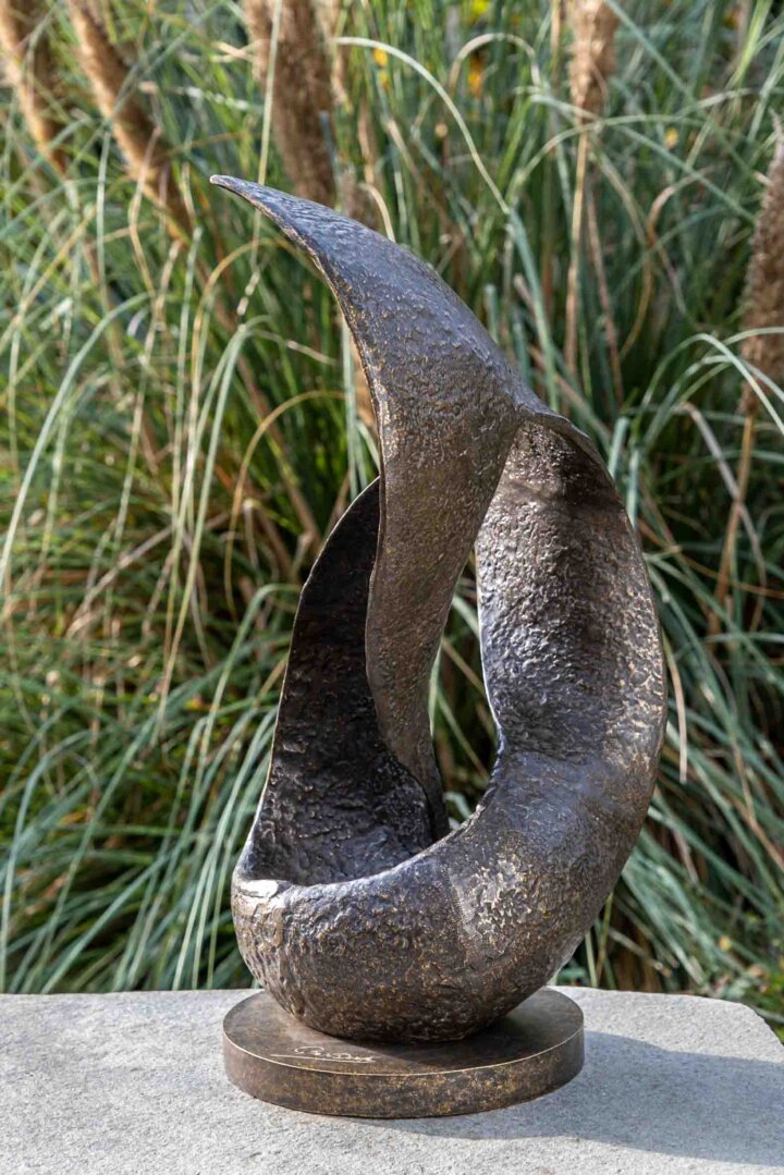 Bronze Skulptur Modern "Wave" – Bild 4