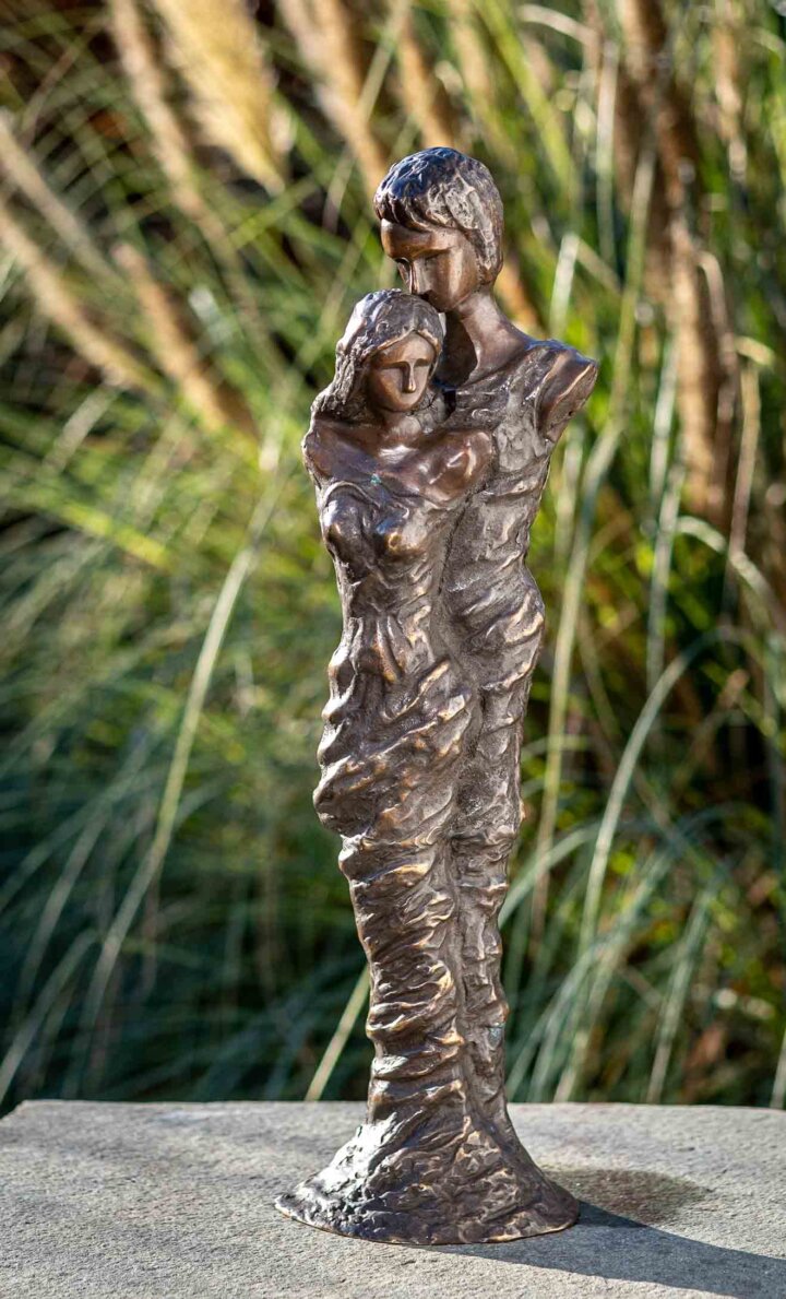 Bronze Skulptur "Modernes Paar"