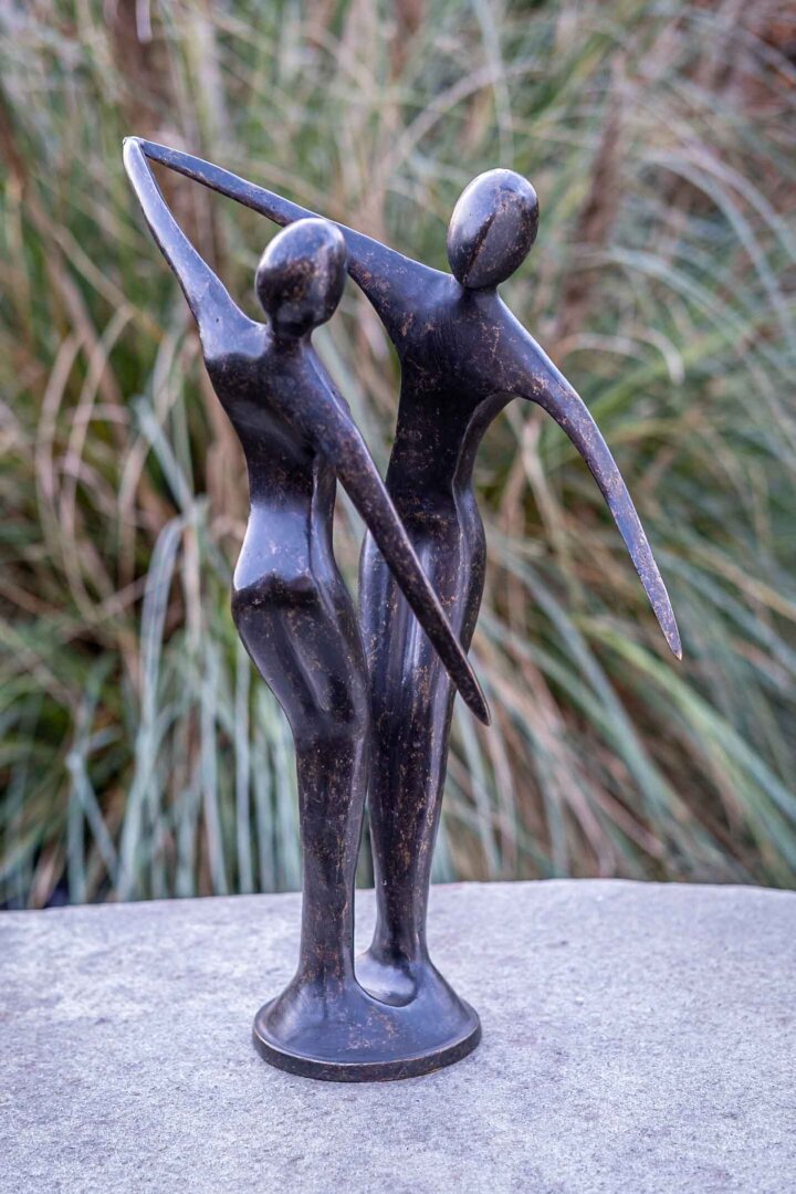 Bronzeskulptur "Modernes tanzendes Paar" – Bild 3