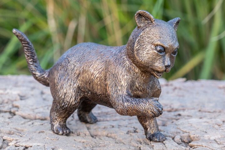 Bronzefigur "Stehendes Kätzchen" – Bild 2
