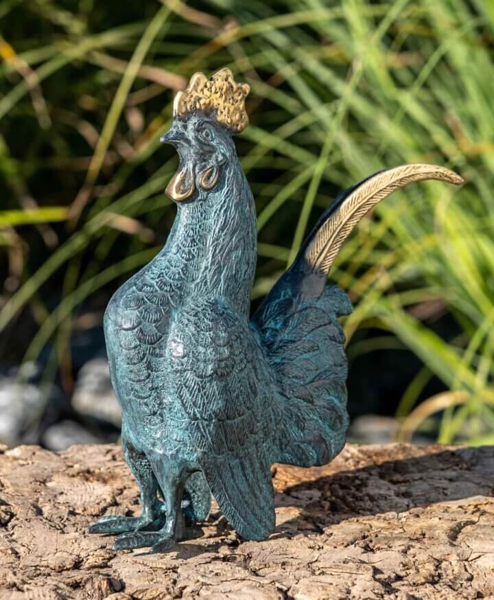 Bronze Figur "Hahn"