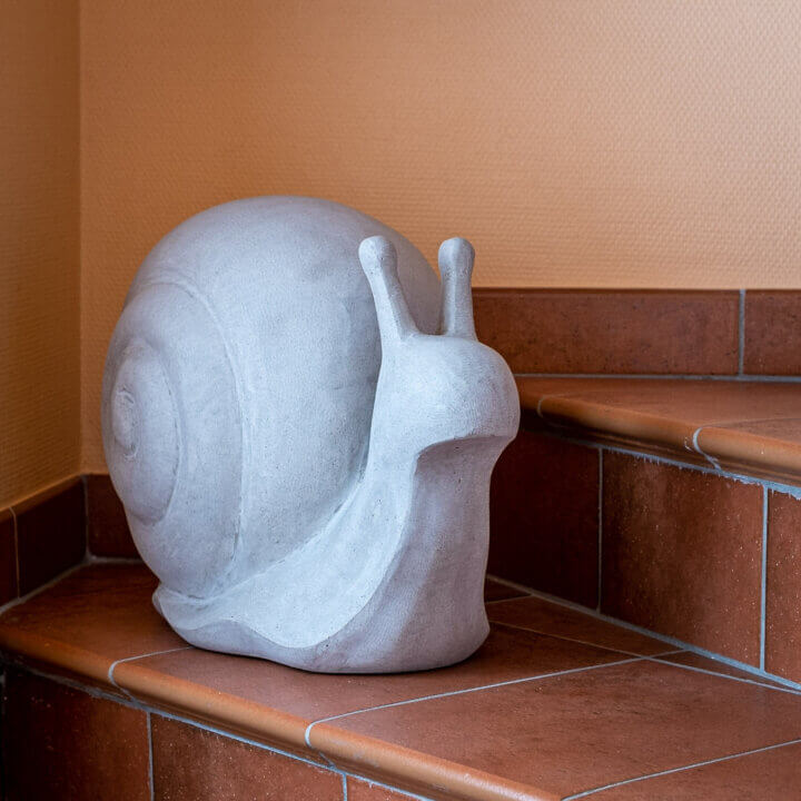 Schnecke Grau