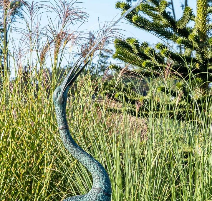 Bronzeskulptur " Kranich" – Bild 2