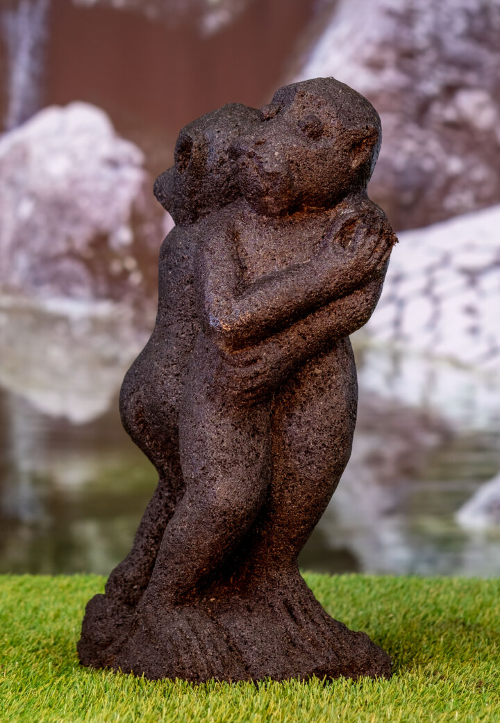 Lavastein Figur Affenpaar - klein – Bild 4