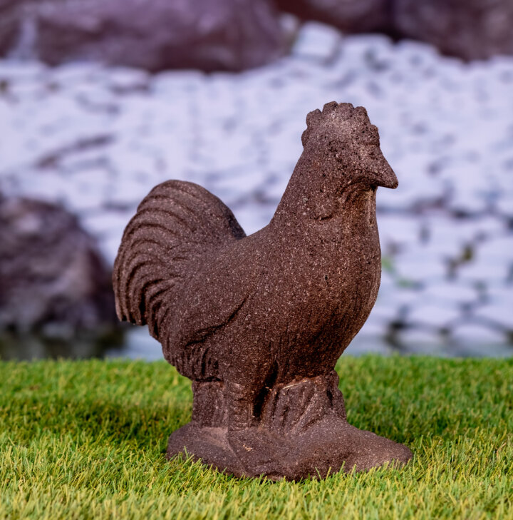 Lavastein Figur Huhn – Bild 2