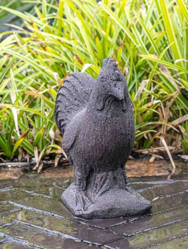 Lavastein Figur Huhn – Bild 3